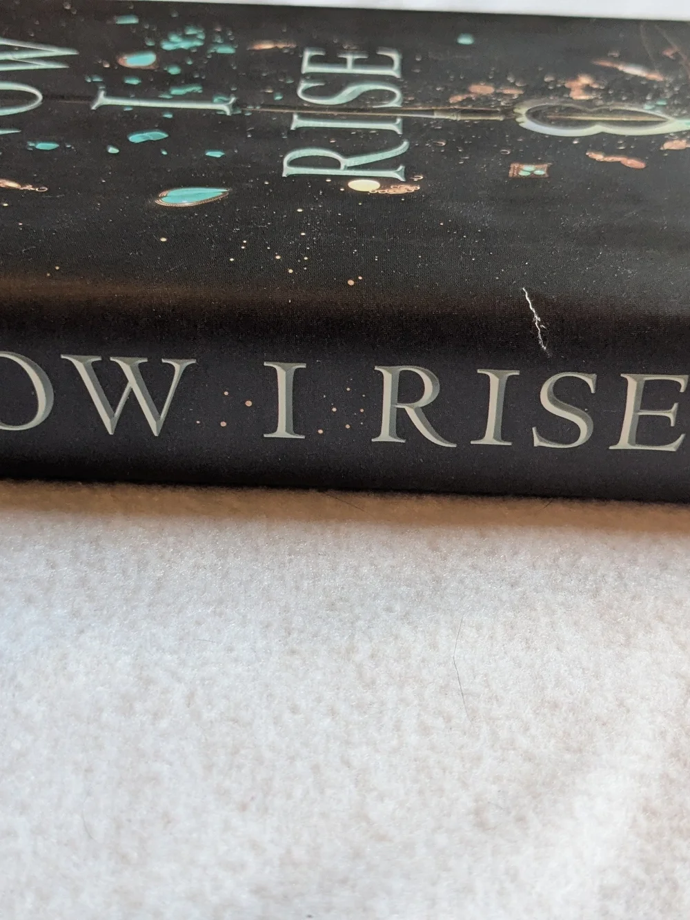 Now I Rise by Kiersten White - Demand the Crown (Hardcover) - Black & Teal Cover